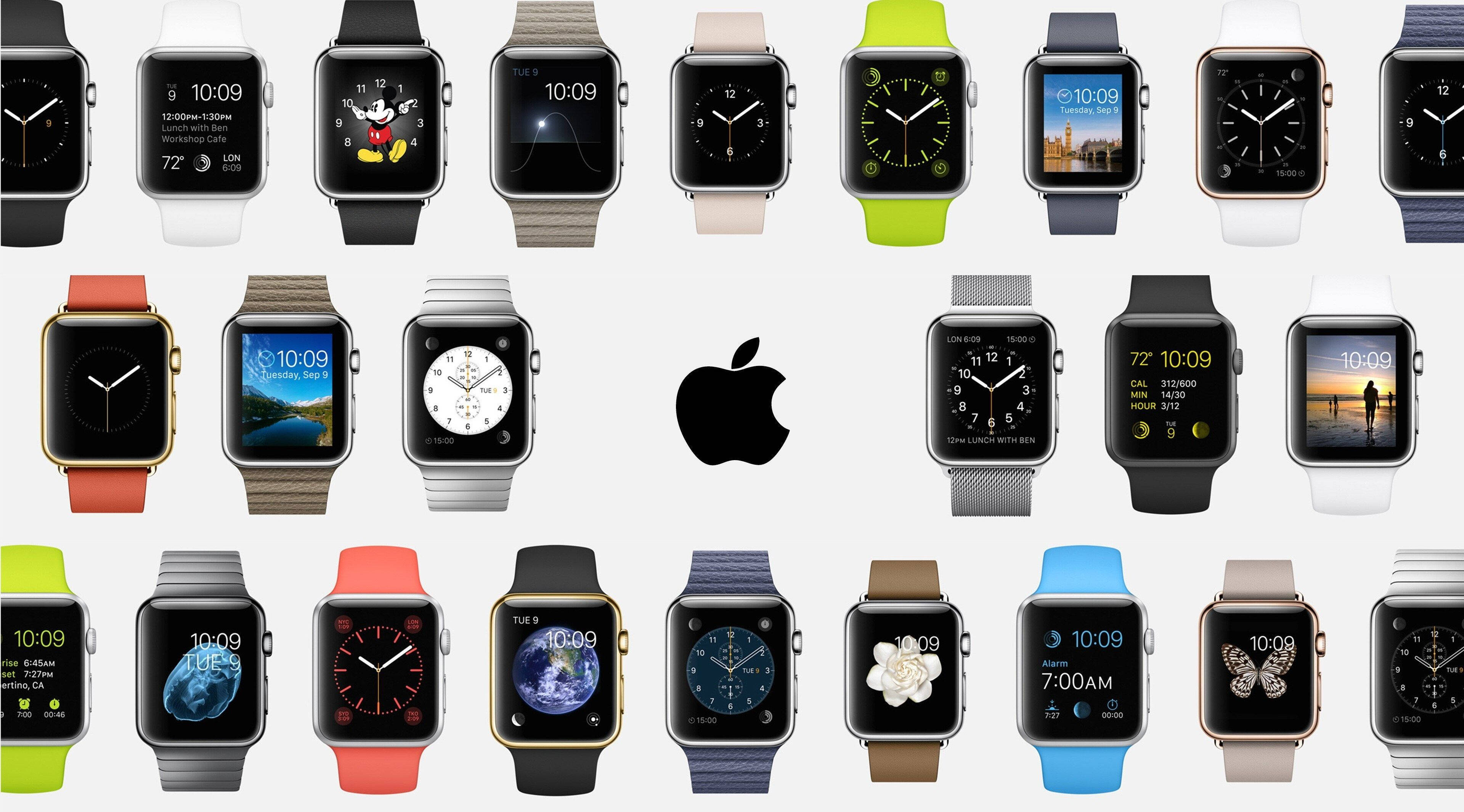 Διαφορετικές σειρές Apple Watch Ταπετσαρία