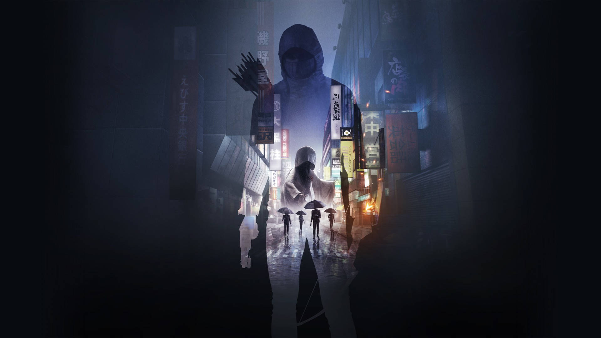Επίσημο Art του Ghostwire Tokyo Ταπετσαρία