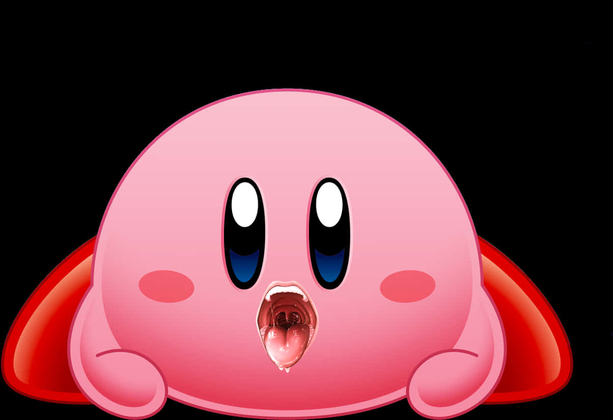 Χαριτωμένο Art του Kirby Ταπετσαρία