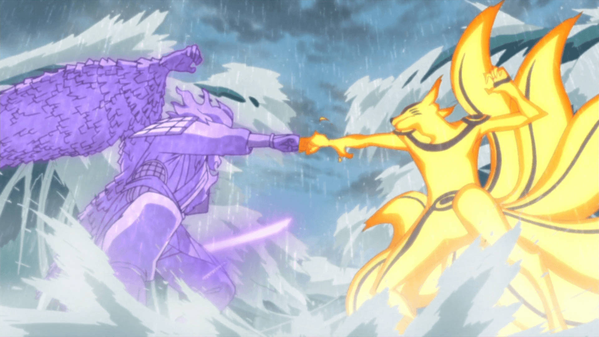 Εφιαλτική Μάχη Νaruto και Sasuke Ταπετσαρία