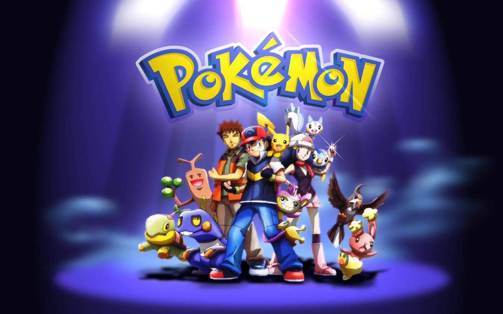 Ash, Misty και Brock Pokémon Ταπετσαρία