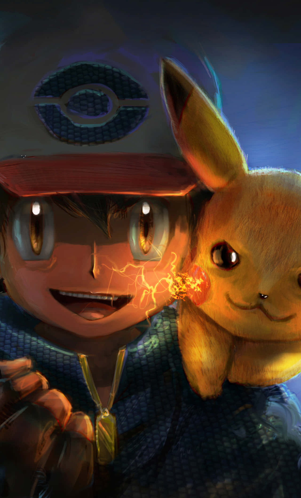 Σύντροφοι στην Περιπέτεια: Ο Ash και η Pikachu Ταπετσαρία
