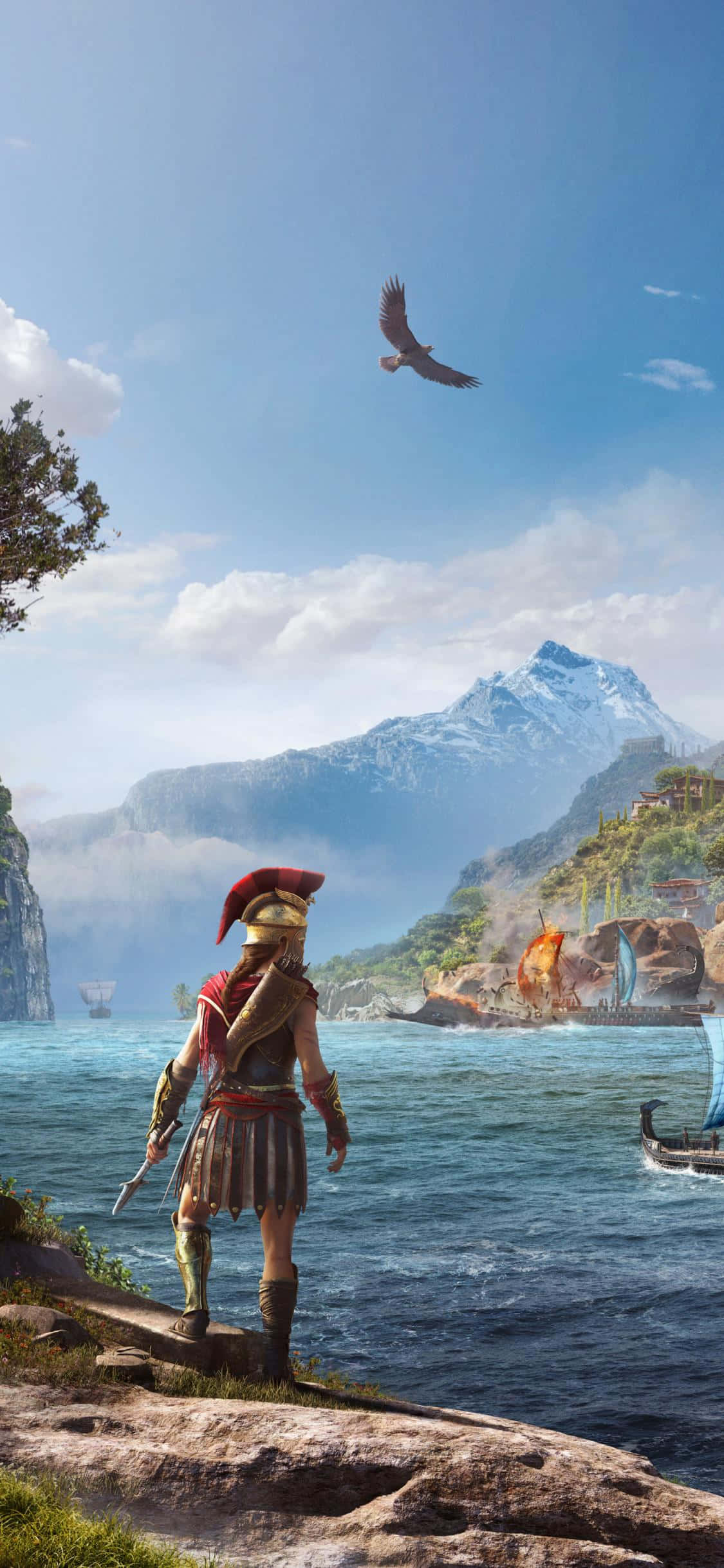 Assassin's Creed Odyssey Φόντο Alexios Στην Ακρογιαλιά Ταπετσαρία