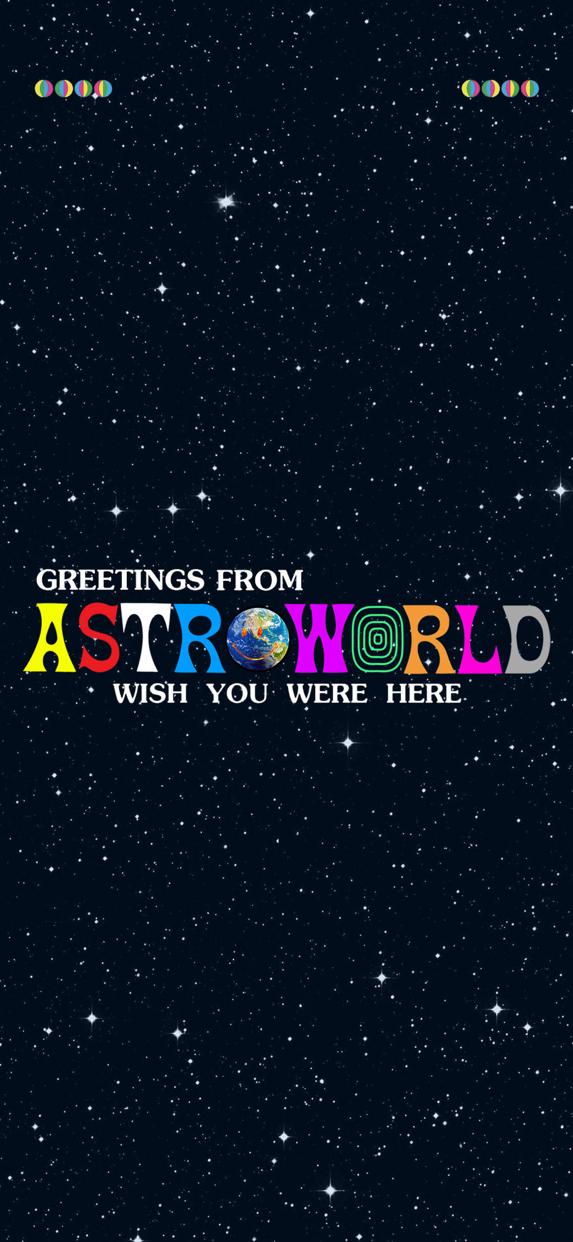 Γιορτάστε την κυκλοφορία του Astroworld του Travis Scott με αυτό το γιορτινό ταπετσαρία iPhone Ταπετσαρία