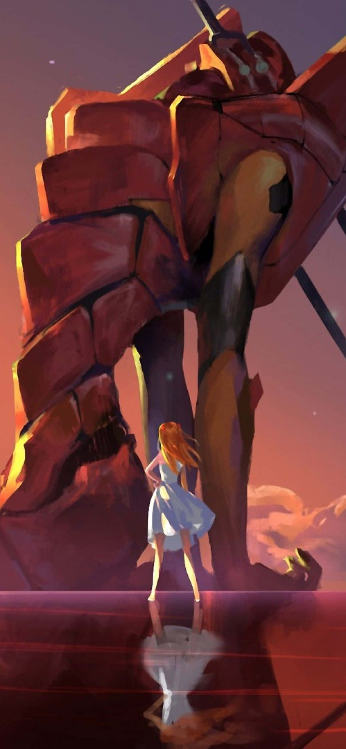 Asuka Langley Soryu Neon Genesis Evangelion iPhone Ταπετσαρία