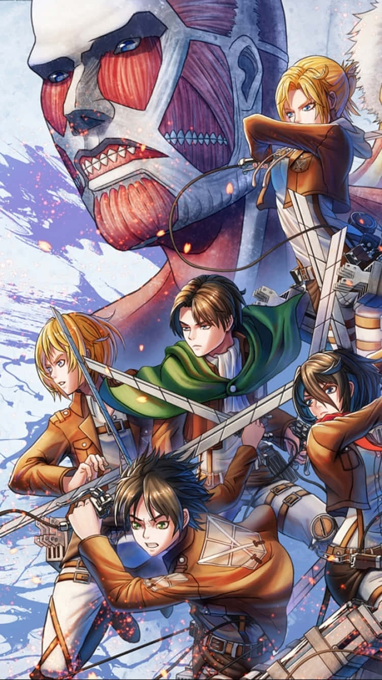 Attack On Titan Anime Σώμα Ανιχνευτών Ταπετσαρία