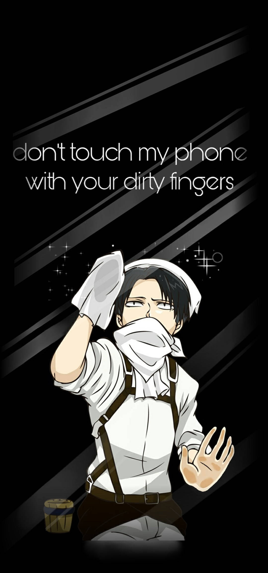 Attack On Titan Χαρακτήρες Levi Screen Ταπετσαρία