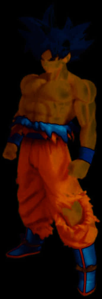 Λάμψη Aura του Goku σε Ultra Instinct Ταπετσαρία