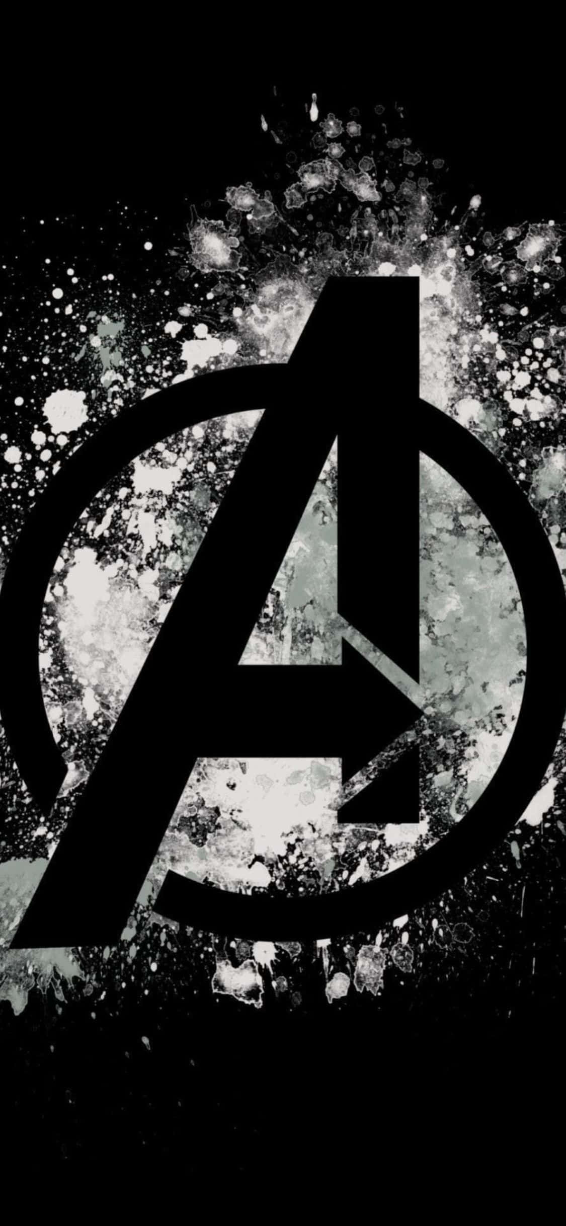 Αφηρημένο φόντο λογότυπου Avengers για iPhone XS Ταπετσαρία