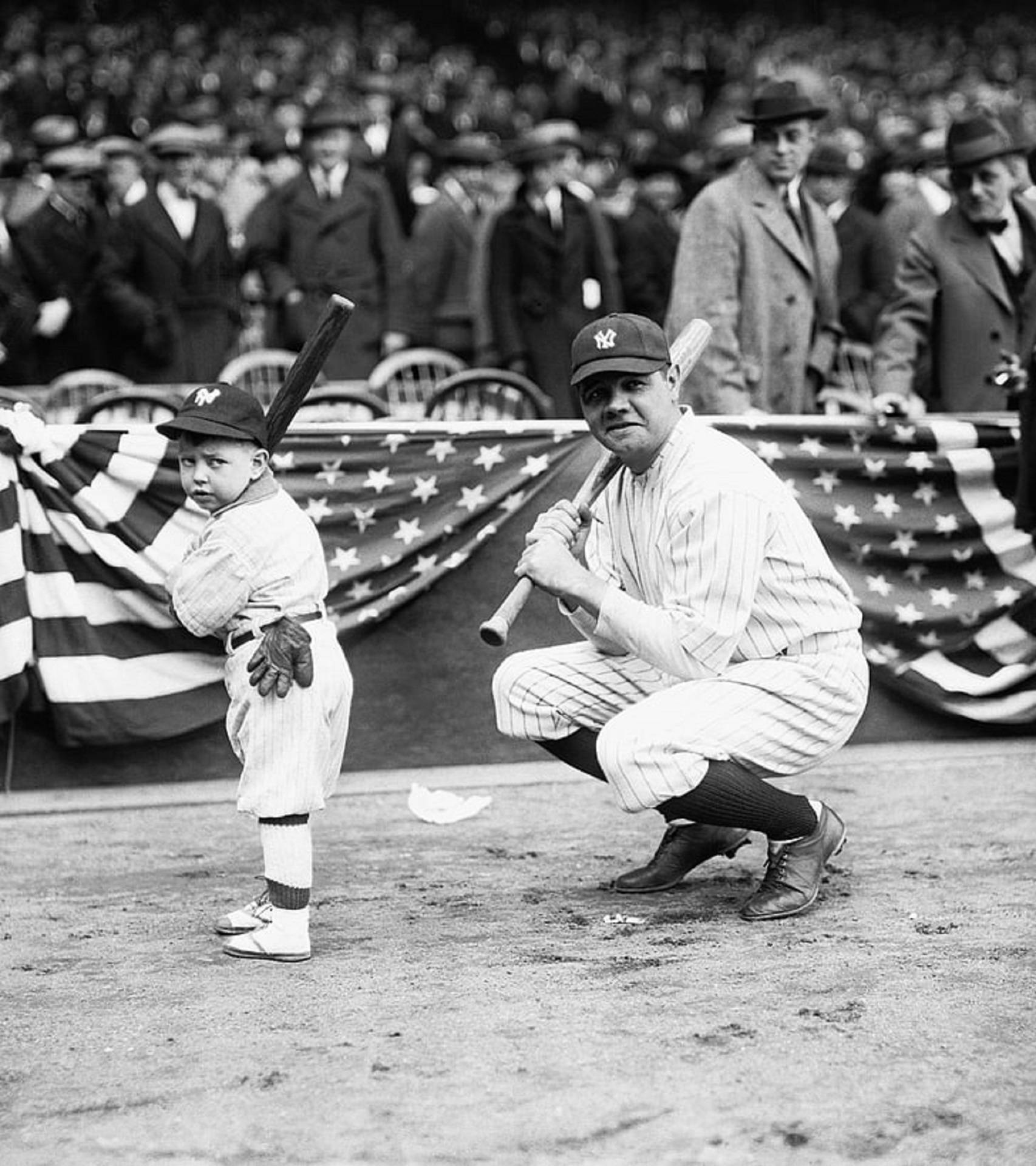 Babe Ruth και Παιδί Ταπετσαρία