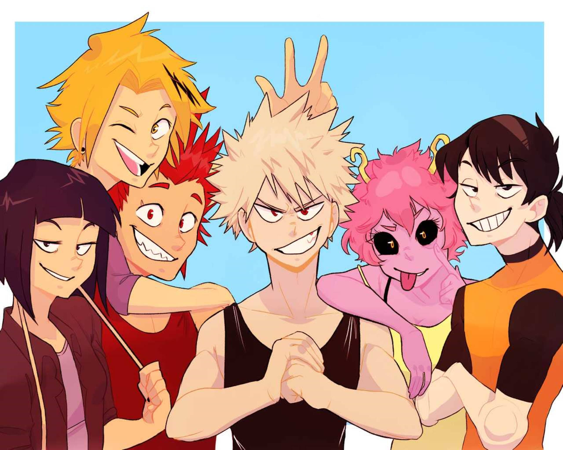 Έξι μέλη Bakusquad Ταπετσαρία