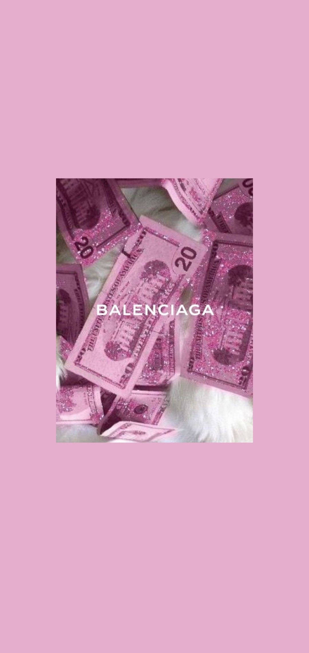 Balenciaga Αισθητική Μωβ Αφίσα Ταπετσαρία