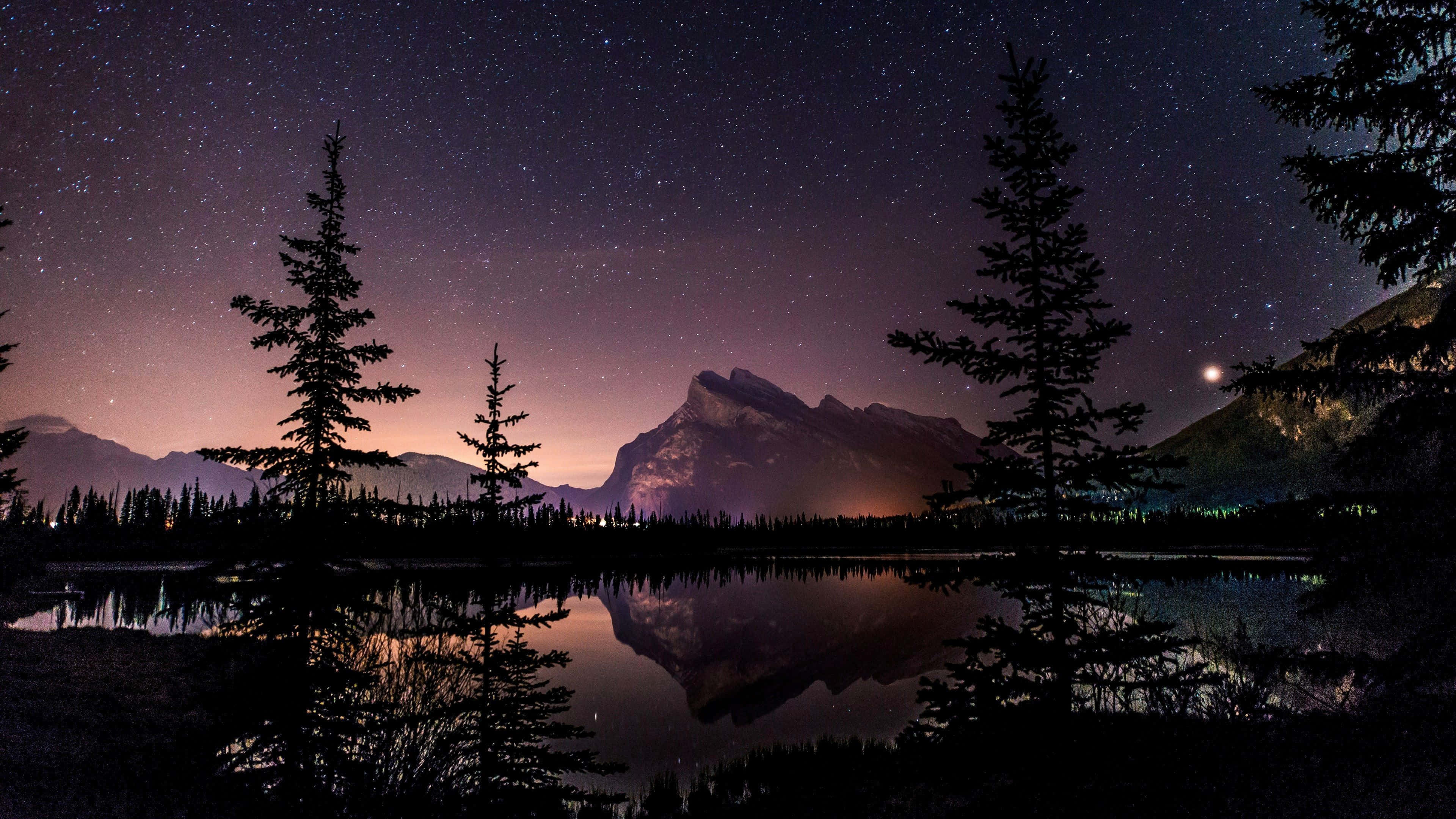 Τοπίο Banff National Park 4K Ultra HD Ταπετσαρία
