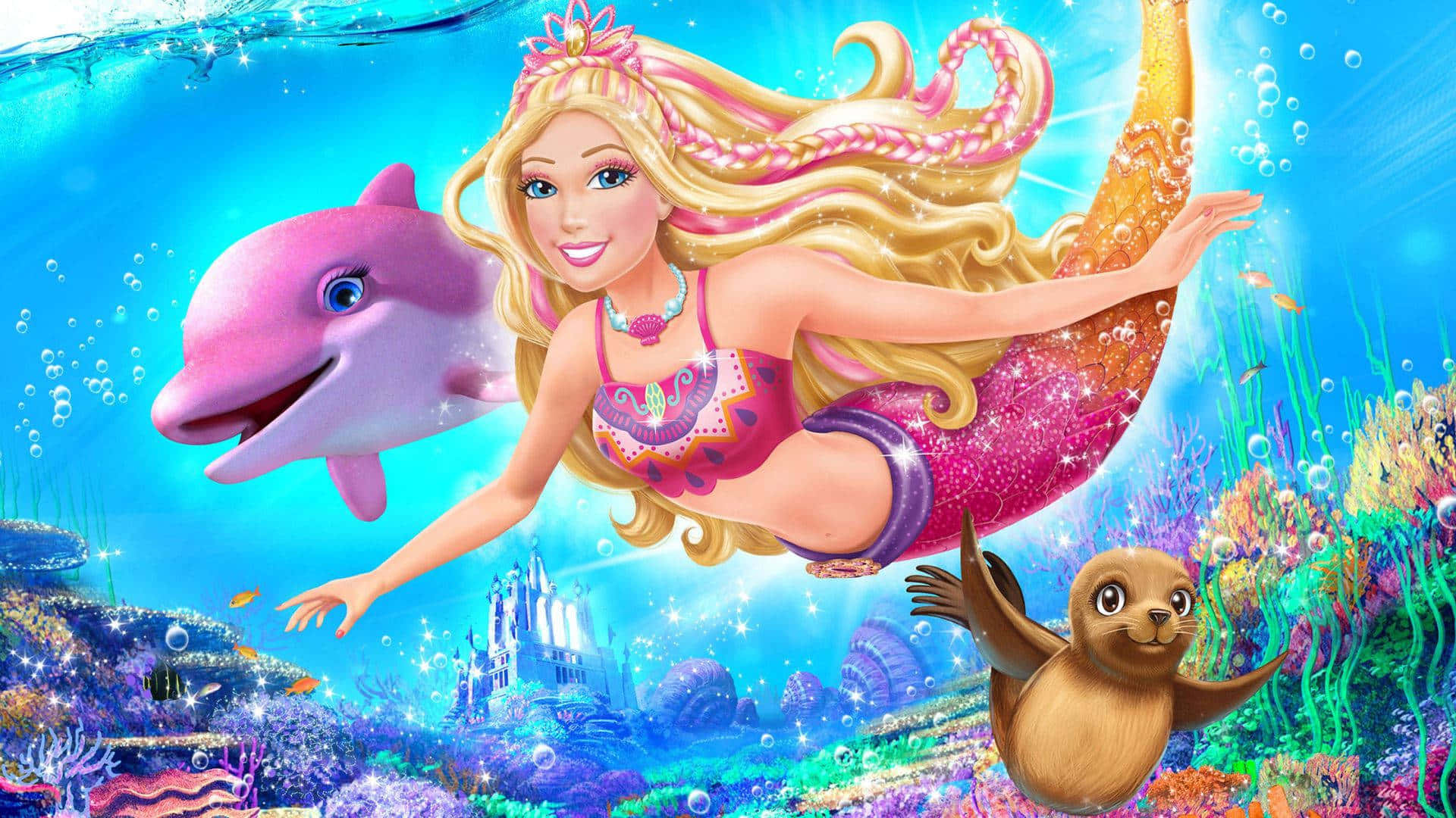 Υπέροχη αφίσα της Barbie στο Barbie in A Mermaid's Tale 2 Ταπετσαρία