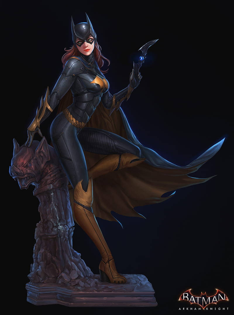 Αφίσα Batgirl από το Batman Arkham Knight για iPhone Ταπετσαρία