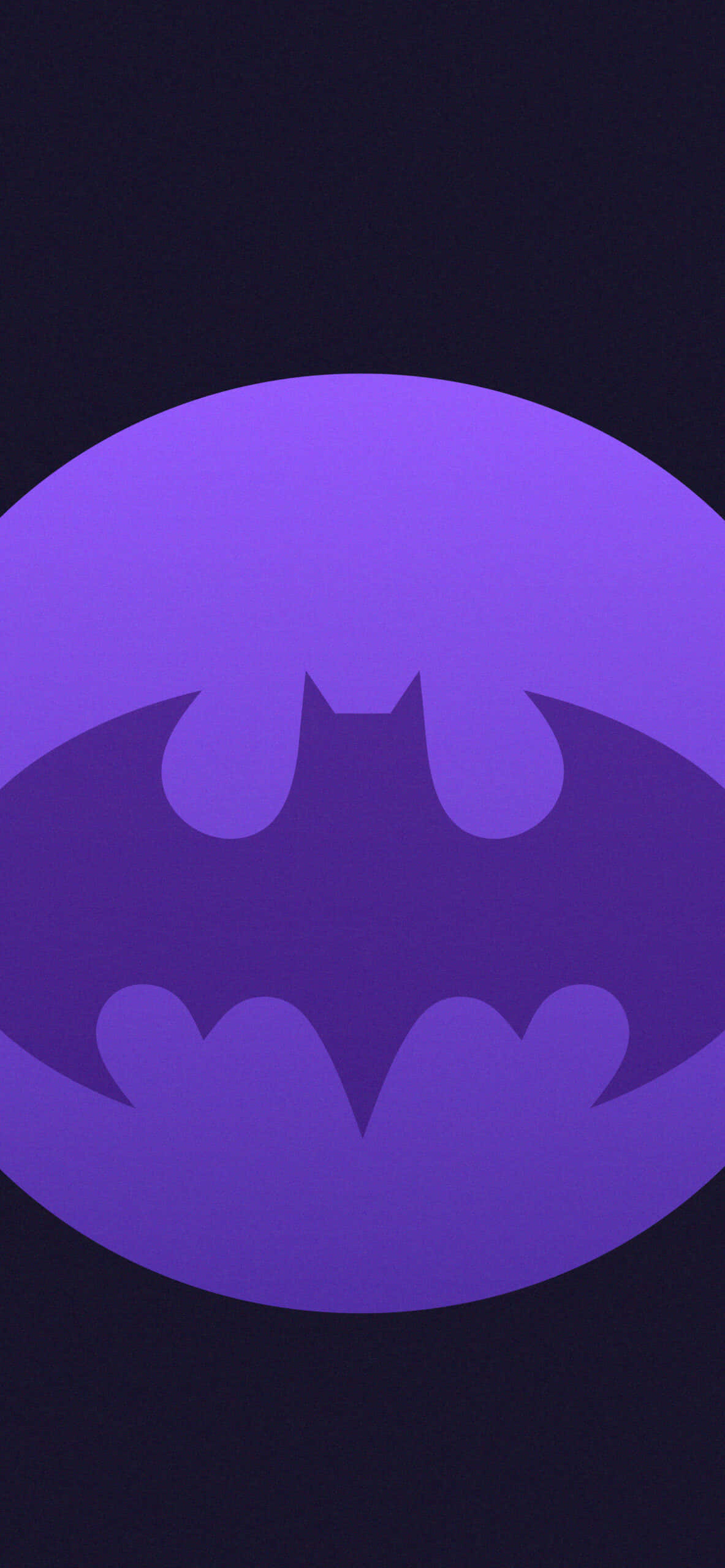 Λογότυπο Batman Μωβ Φόντο Ταπετσαρία