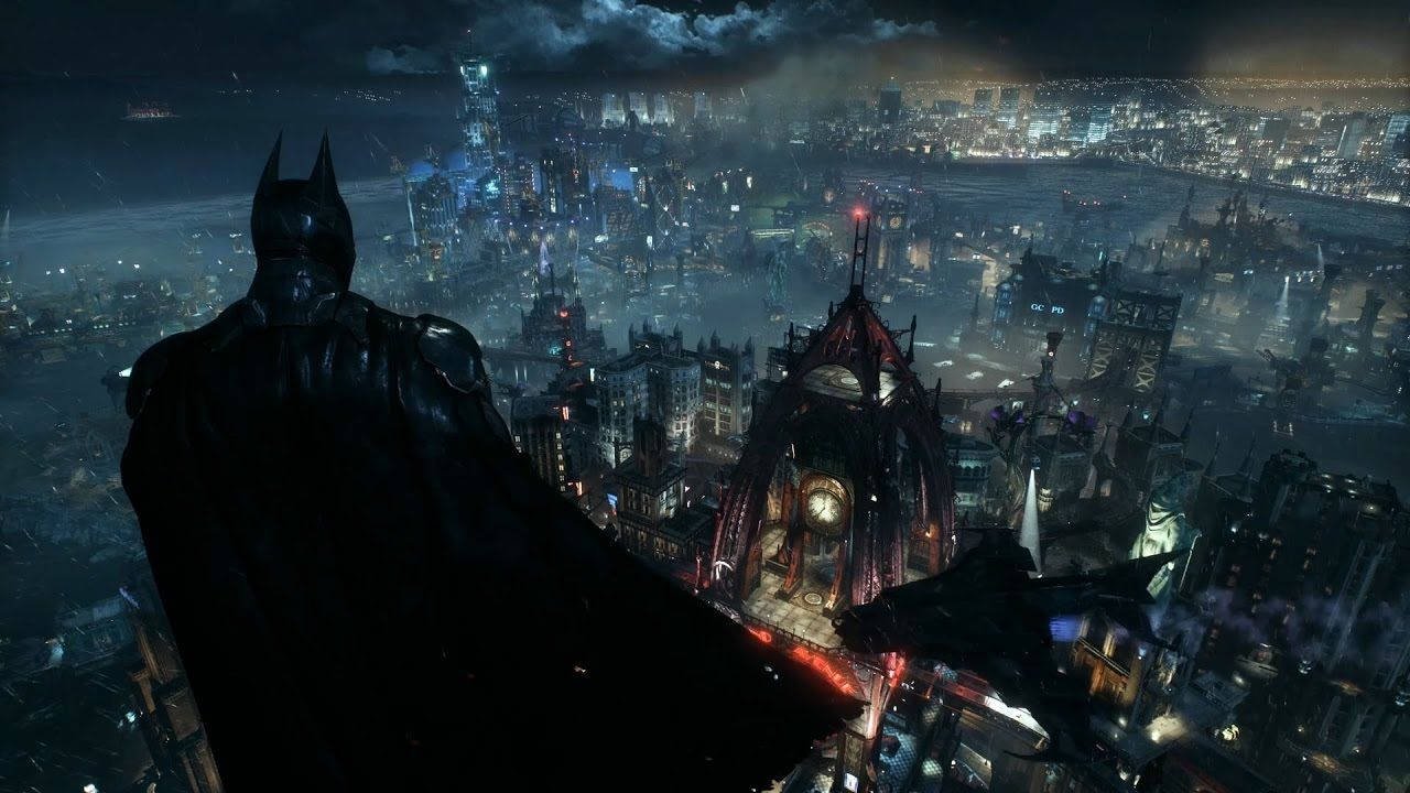 Batman να Επιβλέπει το Γκόθαμ Ταπετσαρία