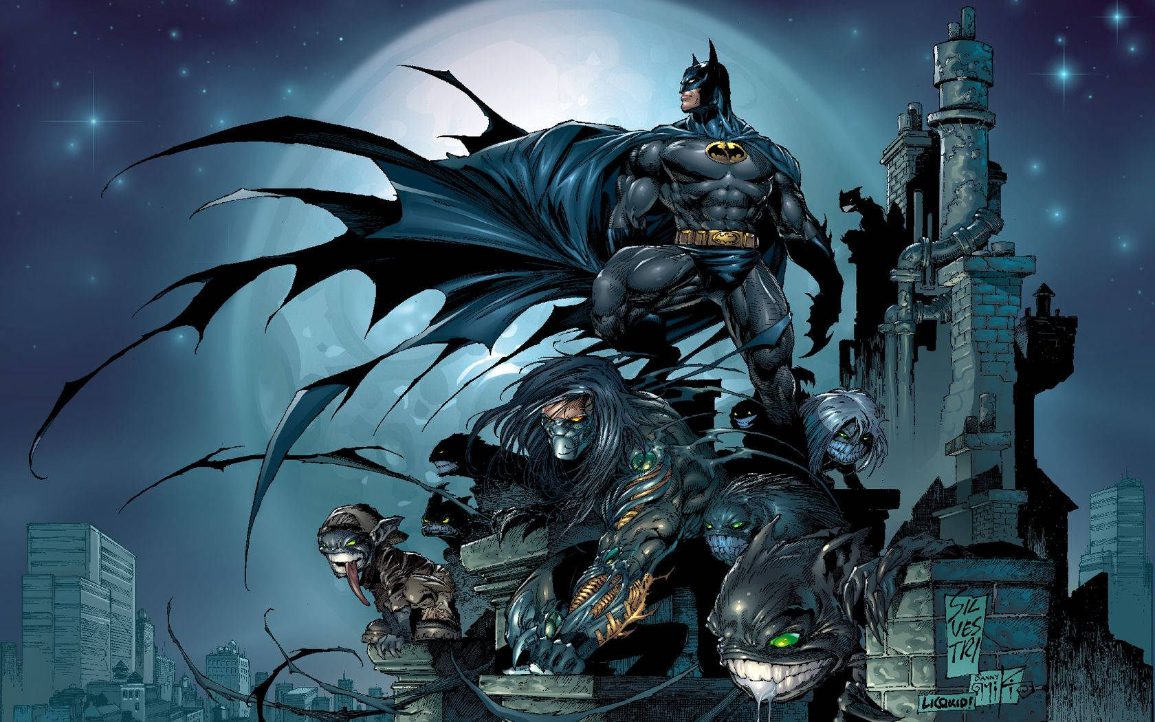 Σχέδιο Κόμικς Batman Ταπετσαρία