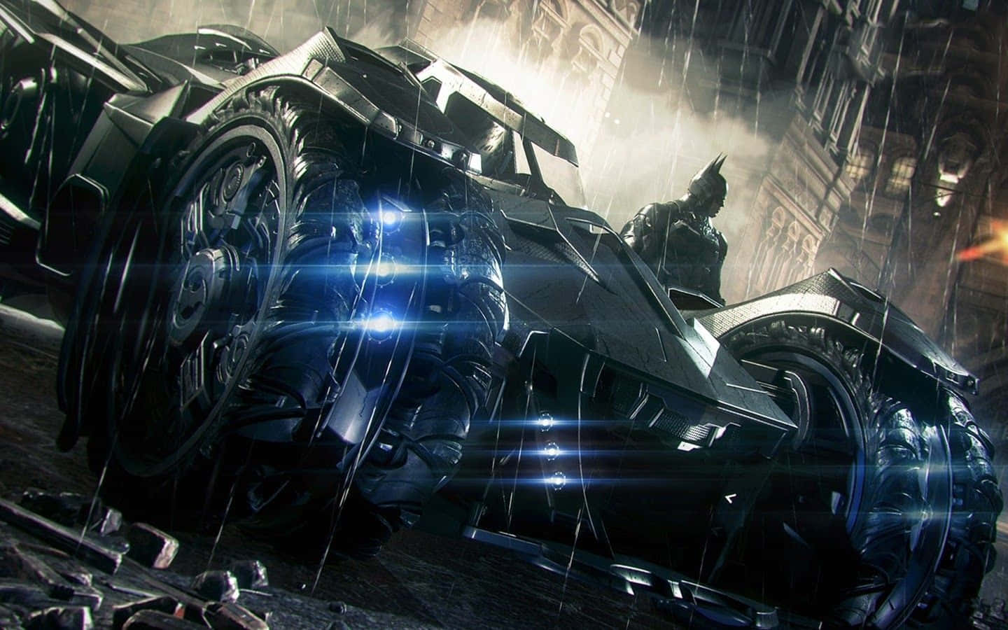 Batman Τέρας Αυτοκίνητο Βροχή Ταπετσαρία