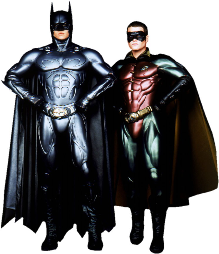 Κοστούμια Batman και Robin Ταπετσαρία