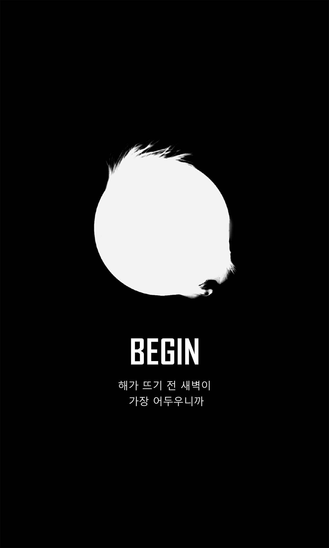 Begin BTS Μαύρη Αισθητική Ταπετσαρία