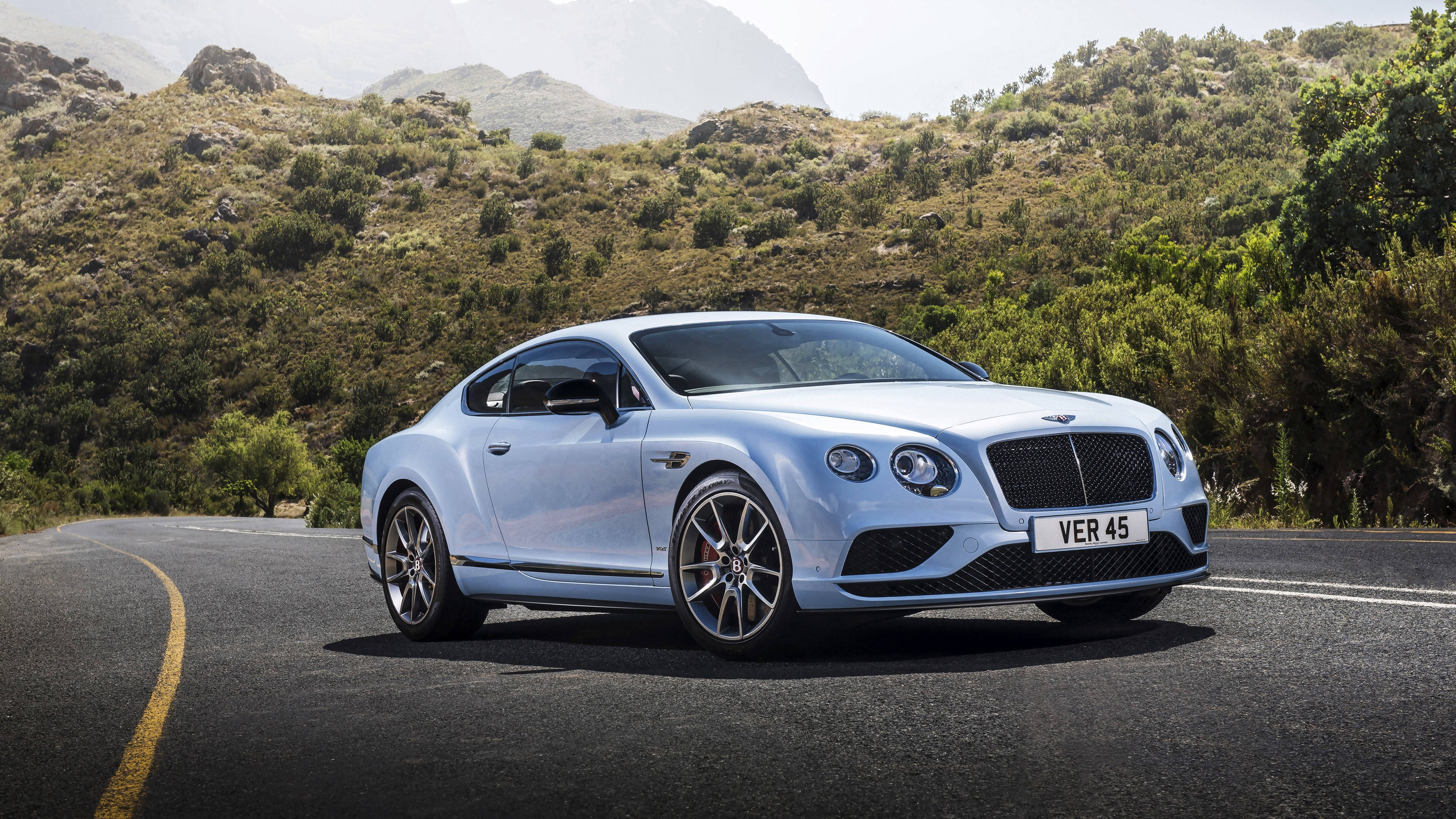 Bentley, continental, gt, λευκό, πλάγια όψη, δρόμος Ταπετσαρία