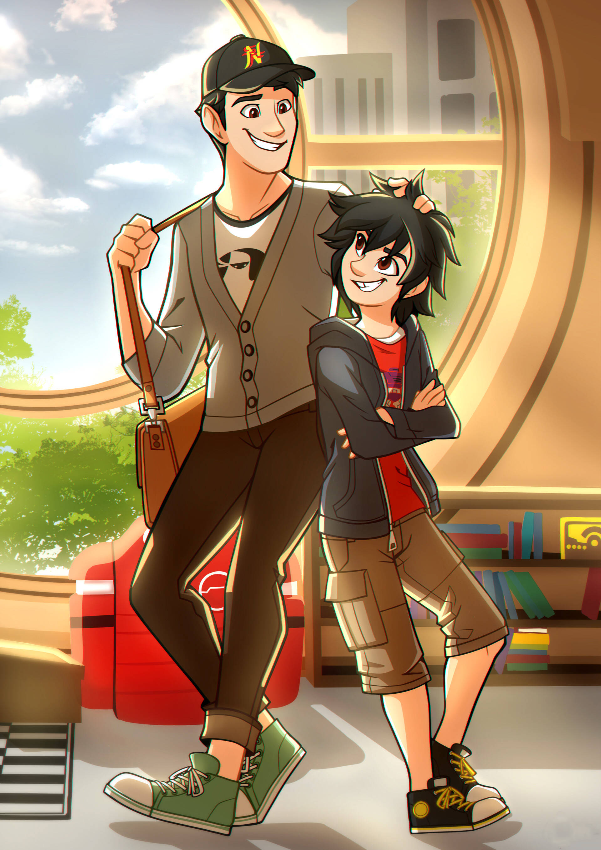 Big Hero 6 Hamada Brothers Ταπετσαρία