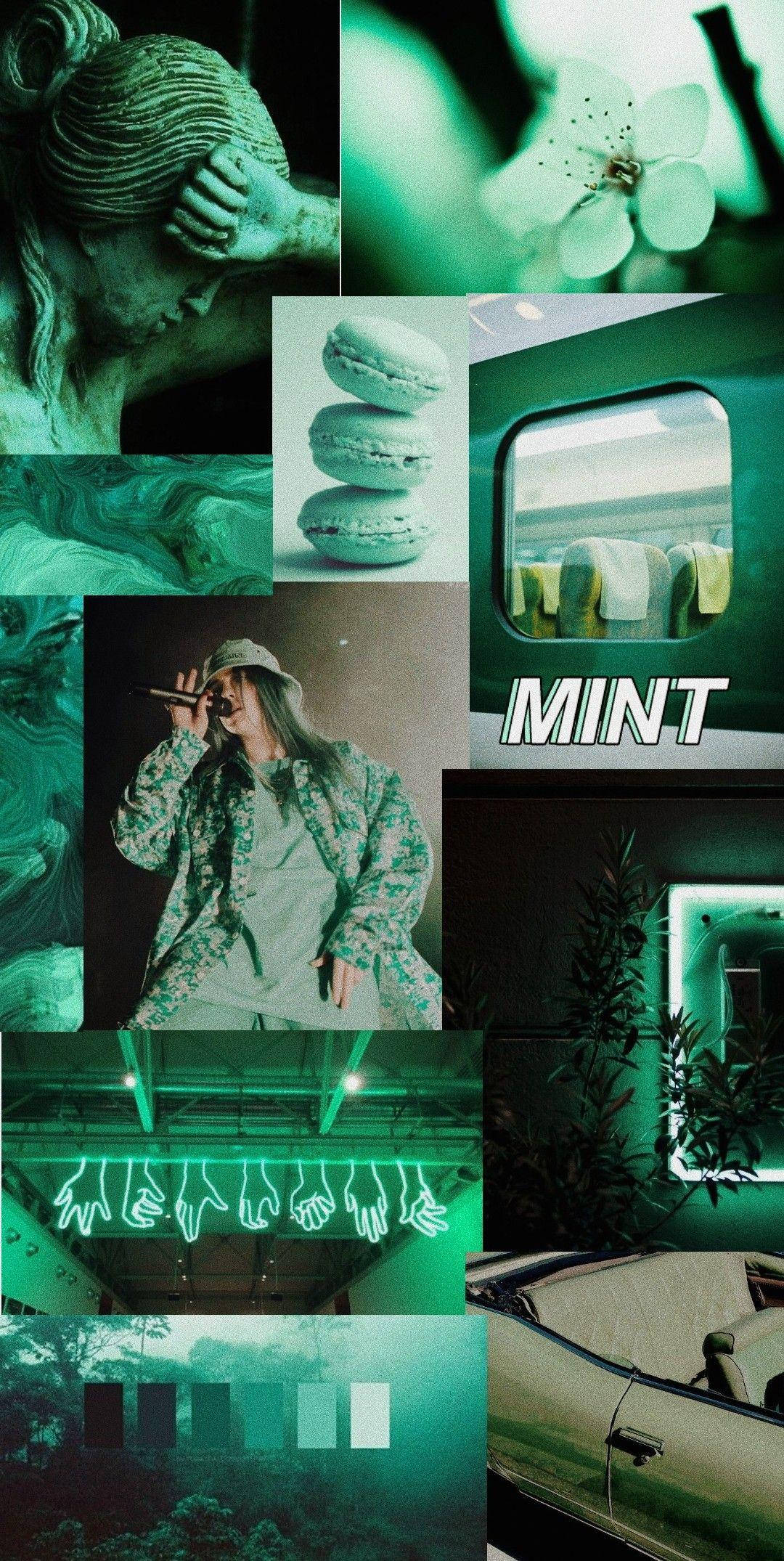 Αισθητική Μέντας Billie Eilish Ταπετσαρία