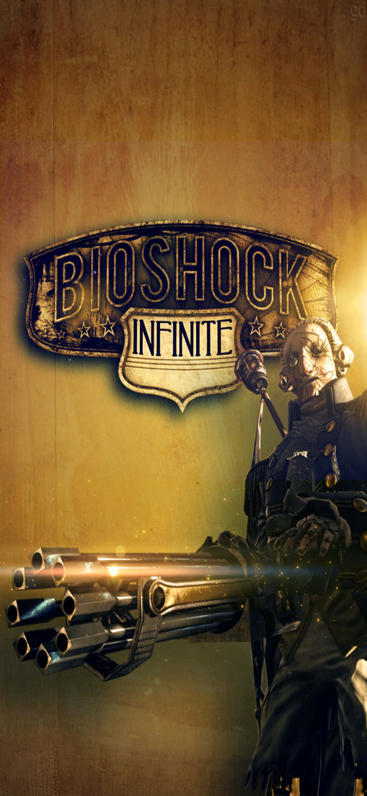 Εντυπωσιακή Εικόνα Bioshock Infinite που Εμφανίζεται σε iPhone XS Max Ταπετσαρία