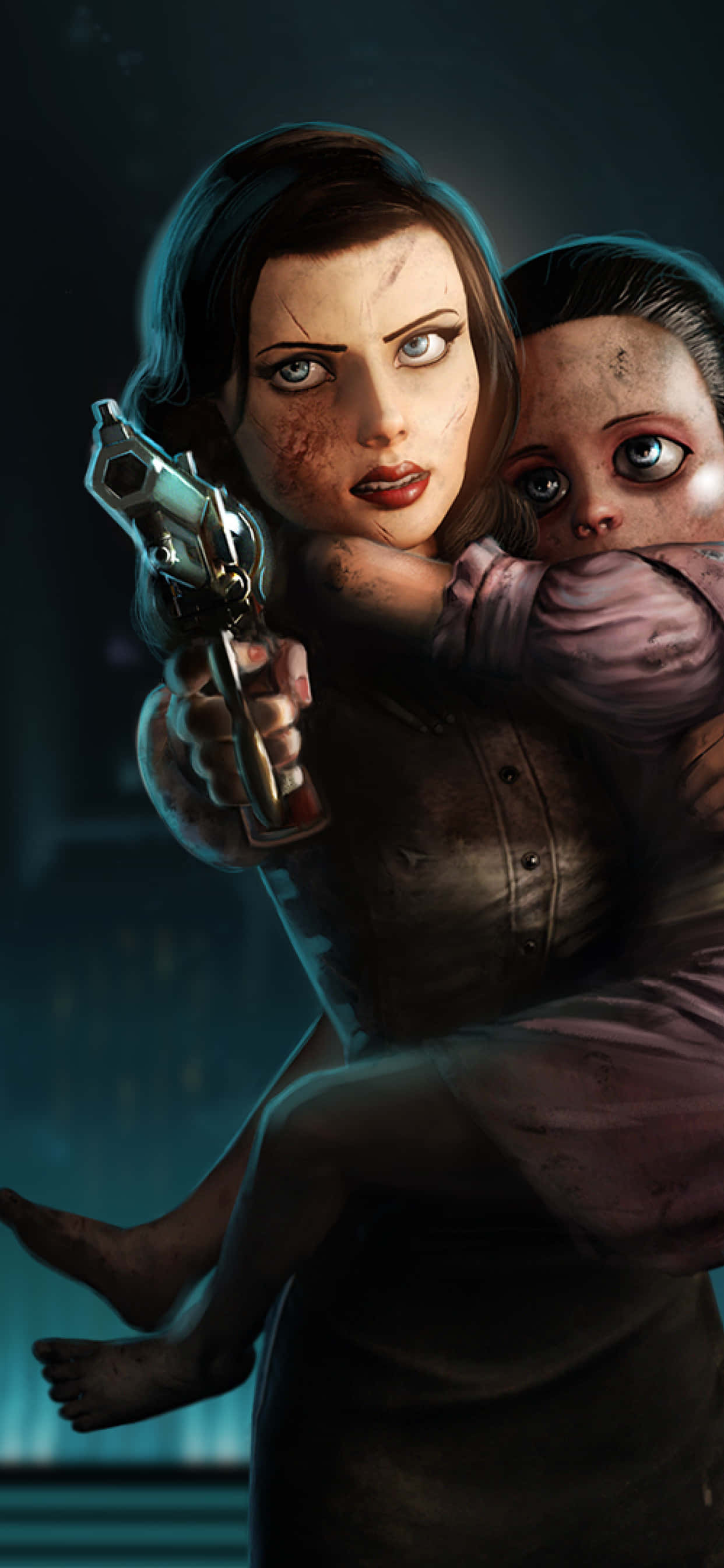 Μαγευτικό φόντο Bioshock Infinite για iPhone Xs Max Ταπετσαρία