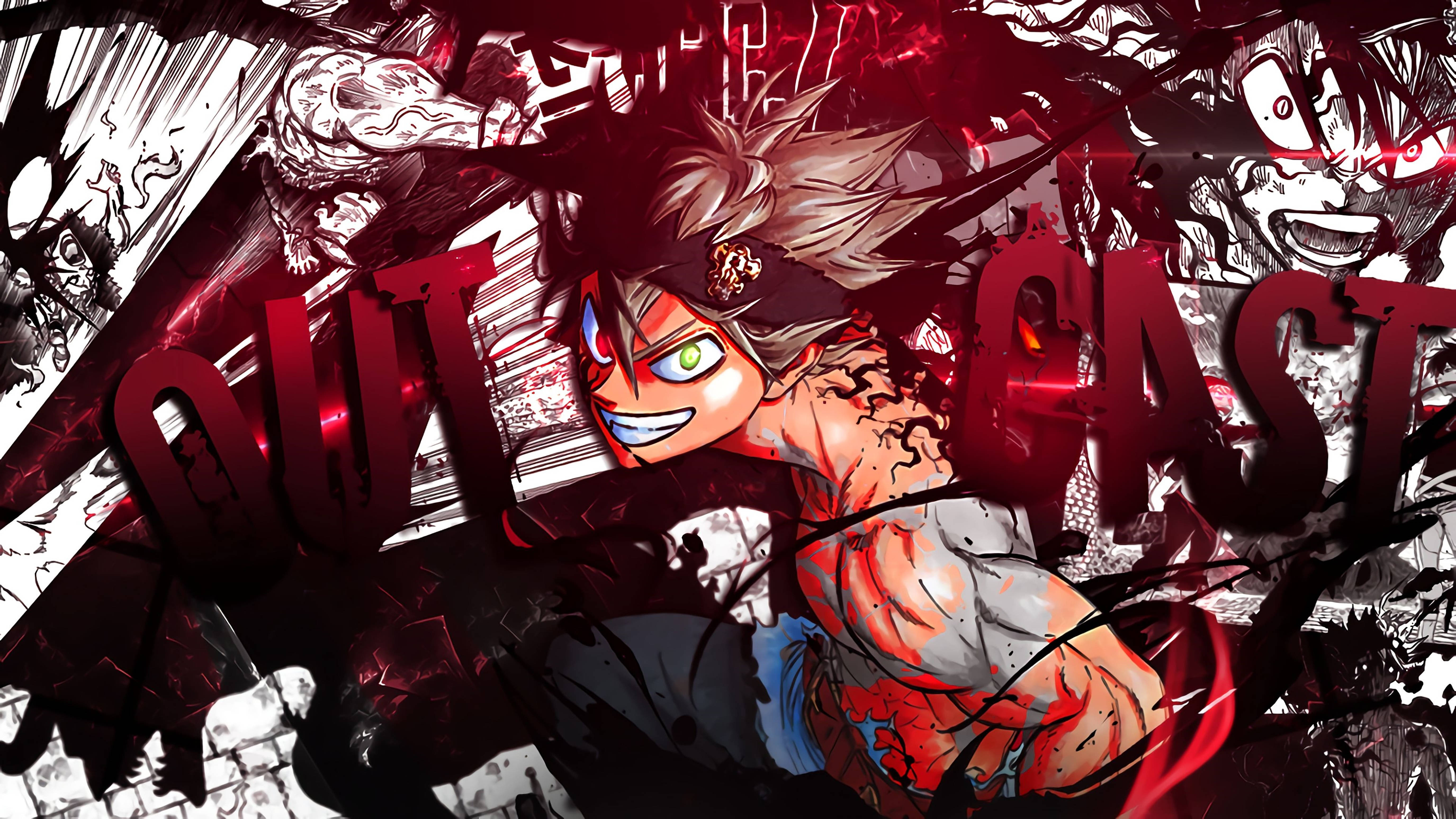Black Clover 4K Asta Ο Απόκληρος Ταπετσαρία
