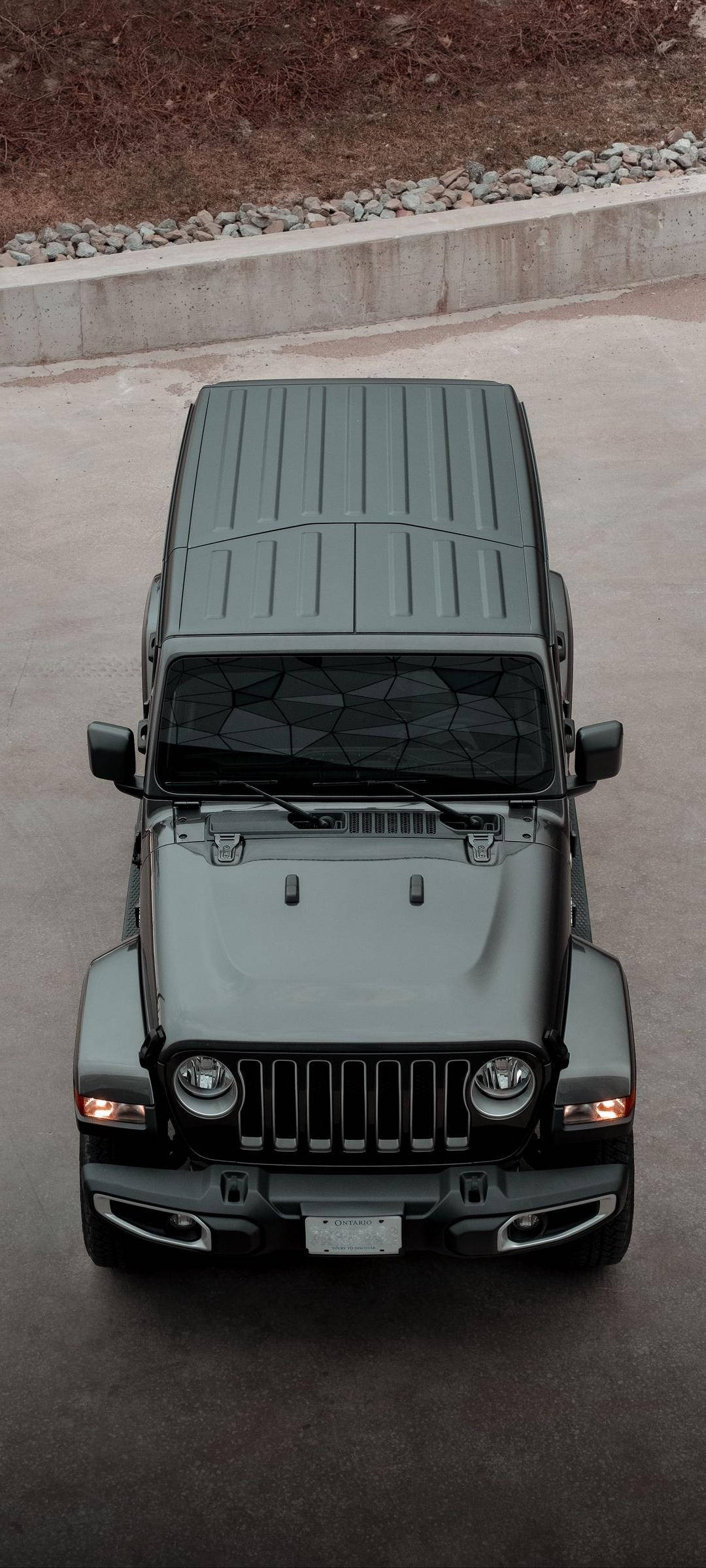 Black Jeep Arial Shot Ταπετσαρία