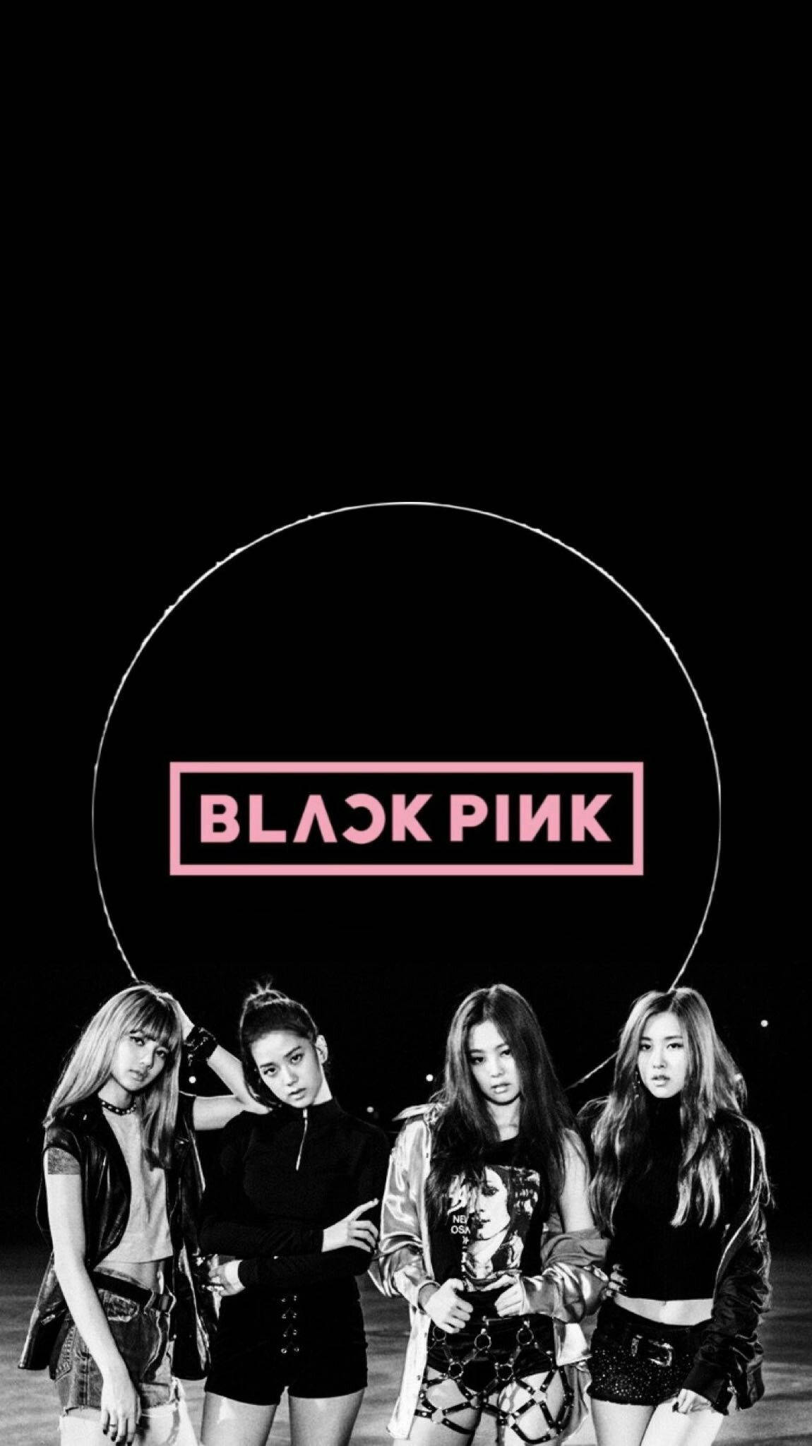 Blackpink Μέλη και Λογότυπο σε Δαχτυλίδι Ταπετσαρία