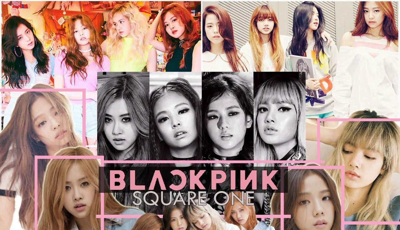 blackpink square one - ένα κολάζ κοριτσιών Ταπετσαρία