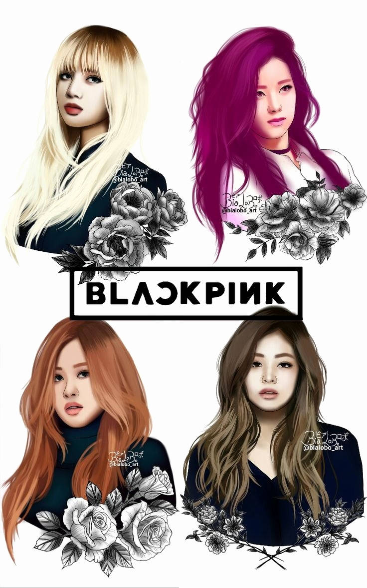 Τα Μέλη των Blackpink Παρουσιάζουν Εκπληκτική Φαν Άρτ με Λουλούδια Ταπετσαρία