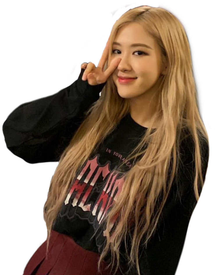 Μέλος Blackpink με Σήμα Ειρήνης Ταπετσαρία