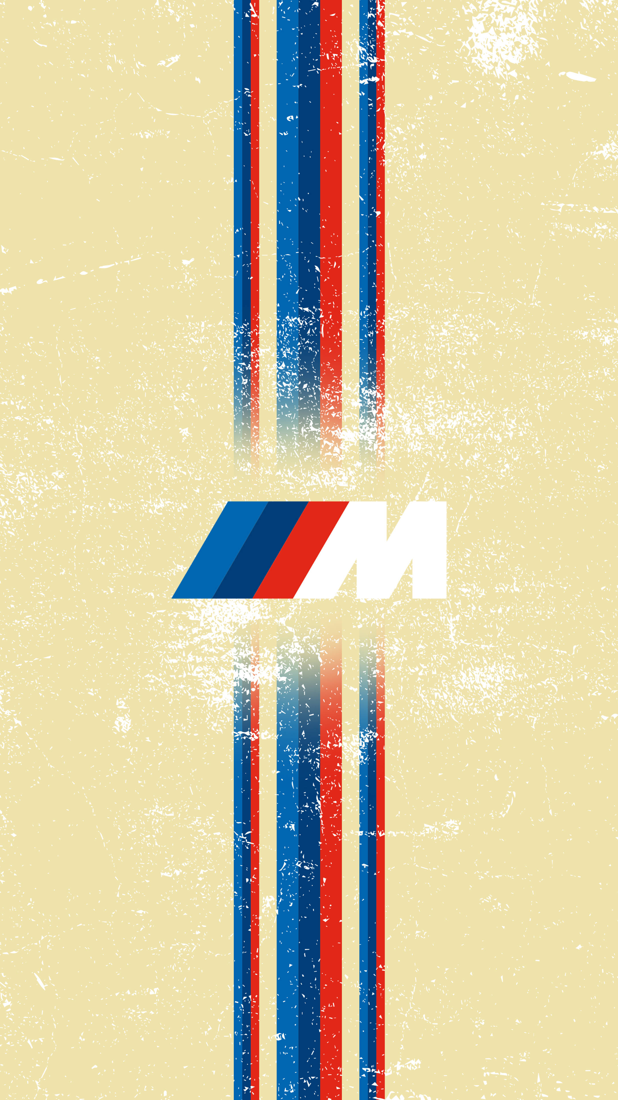 Ριγέ λογότυπο BMW M σε κίτρινο Ταπετσαρία