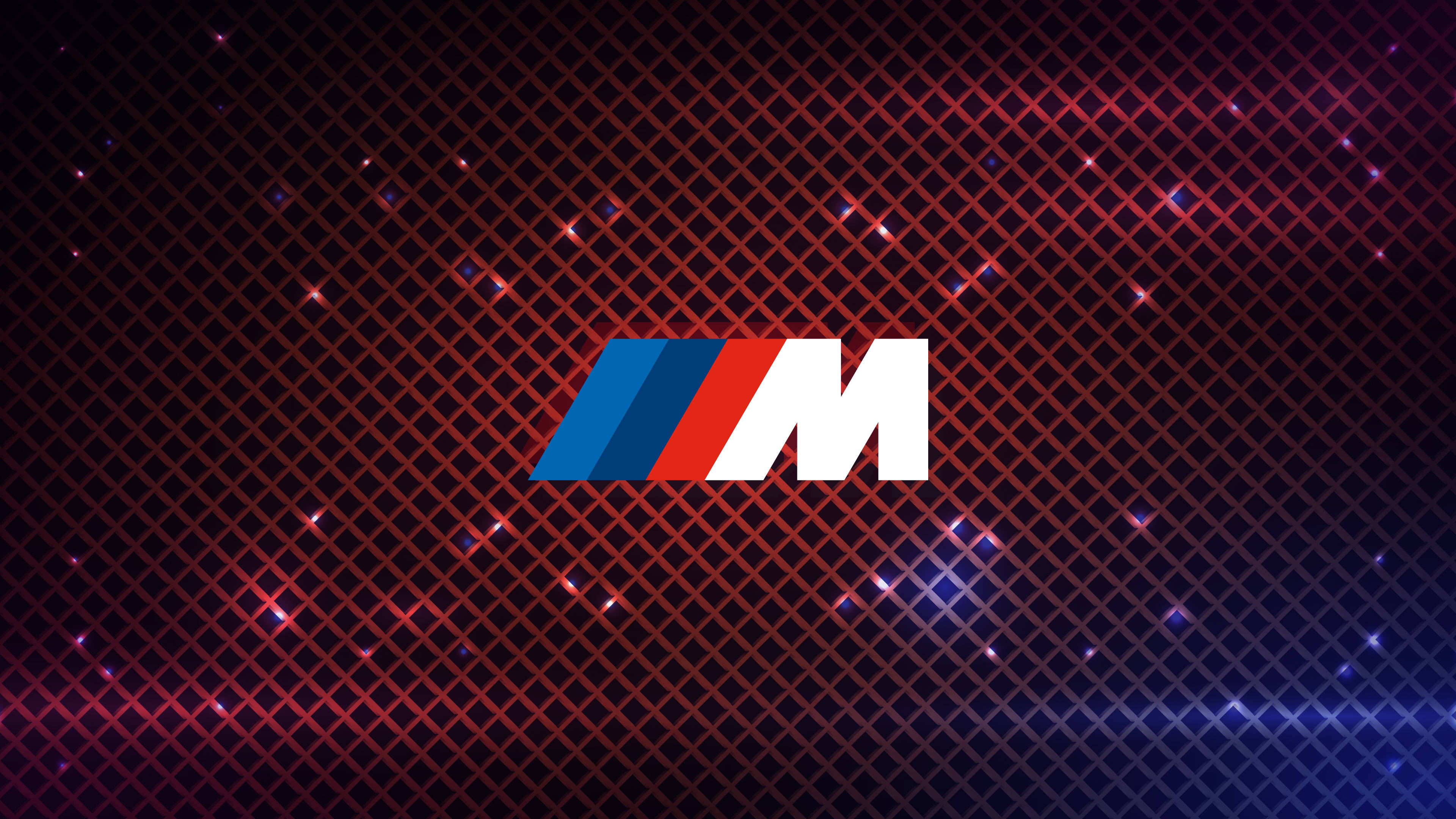 Κόκκινο Τρελής Μοτίβο με Λογότυπο BMW M Ταπετσαρία