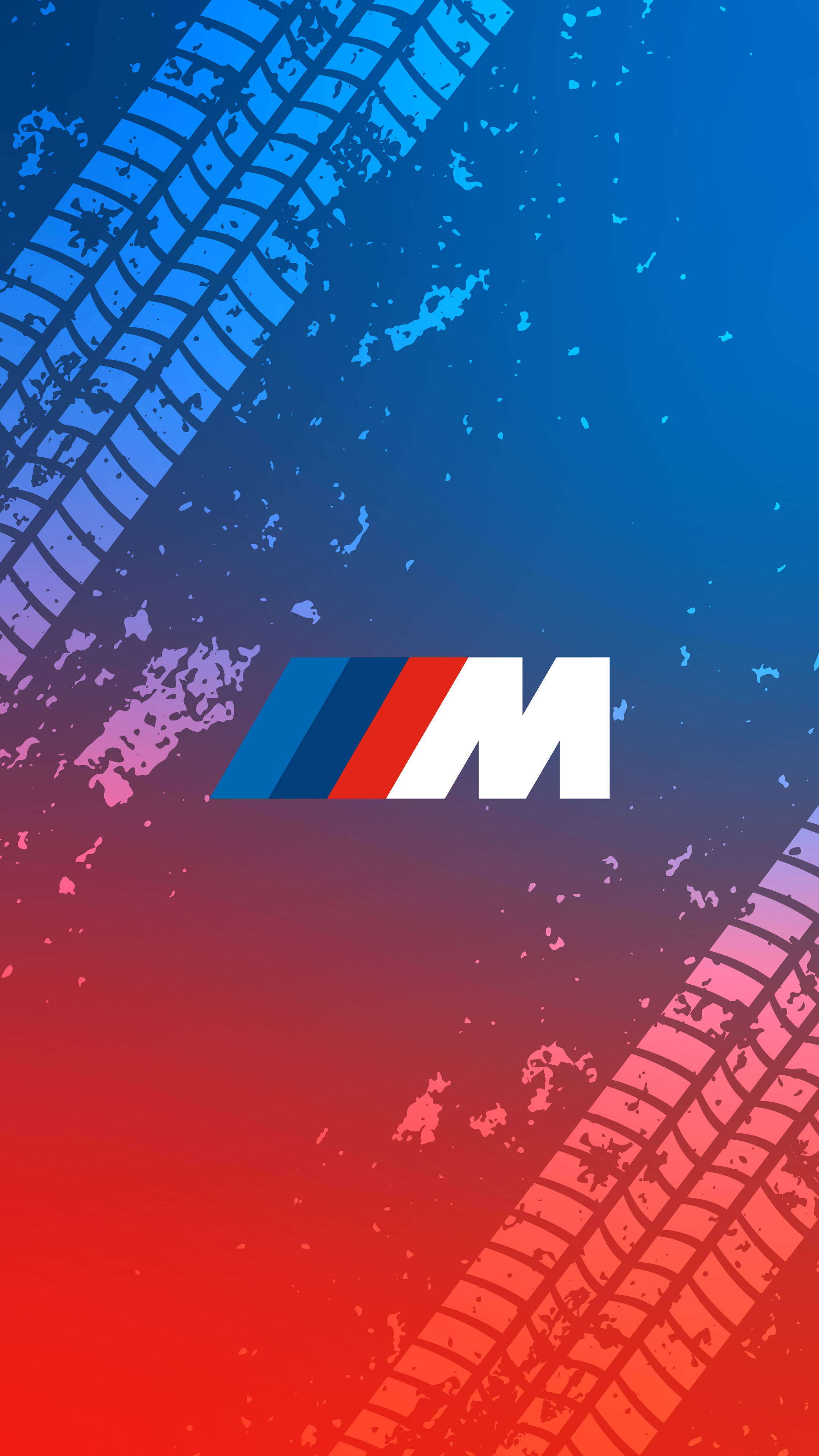 Σημάδια Ελαστικών Λογότυπο BMW M Ταπετσαρία