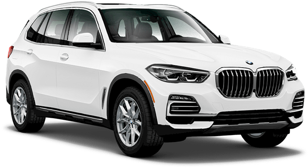 Λευκό BMW X5 SUV σε προφίλ Ταπετσαρία