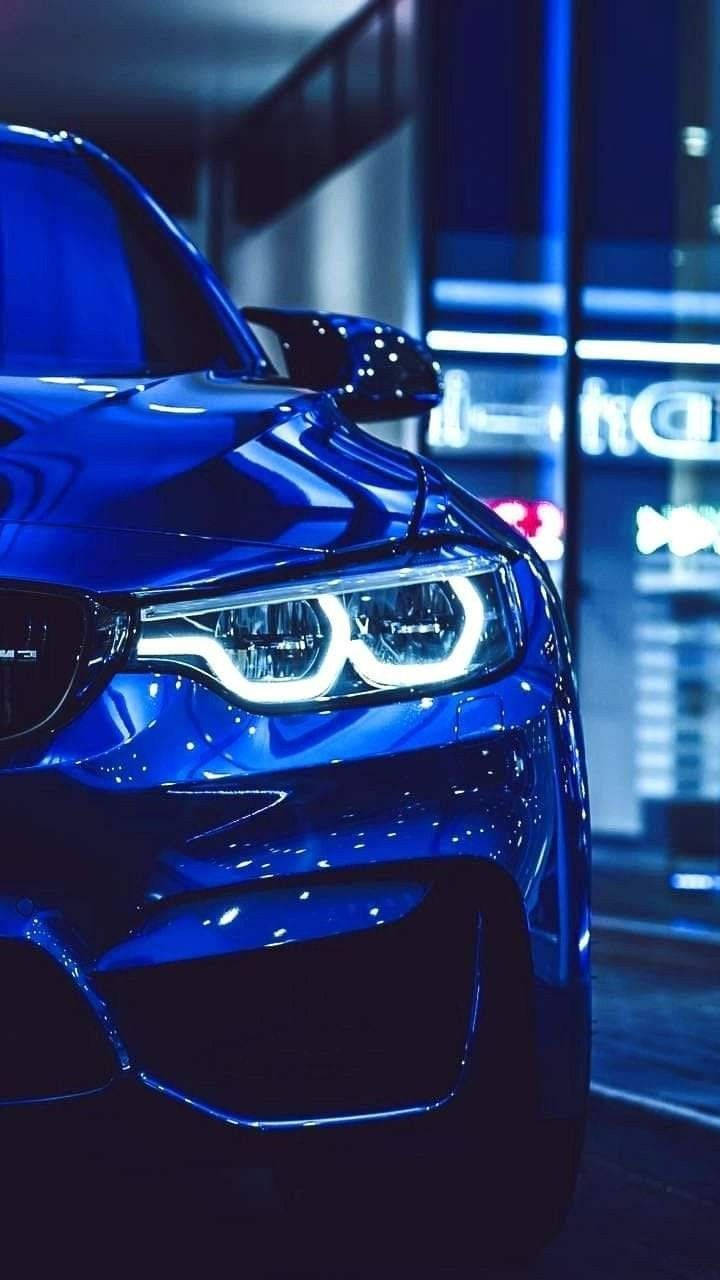 Λαμπερός Προβολέας Μπλε BMW Ταπετσαρία