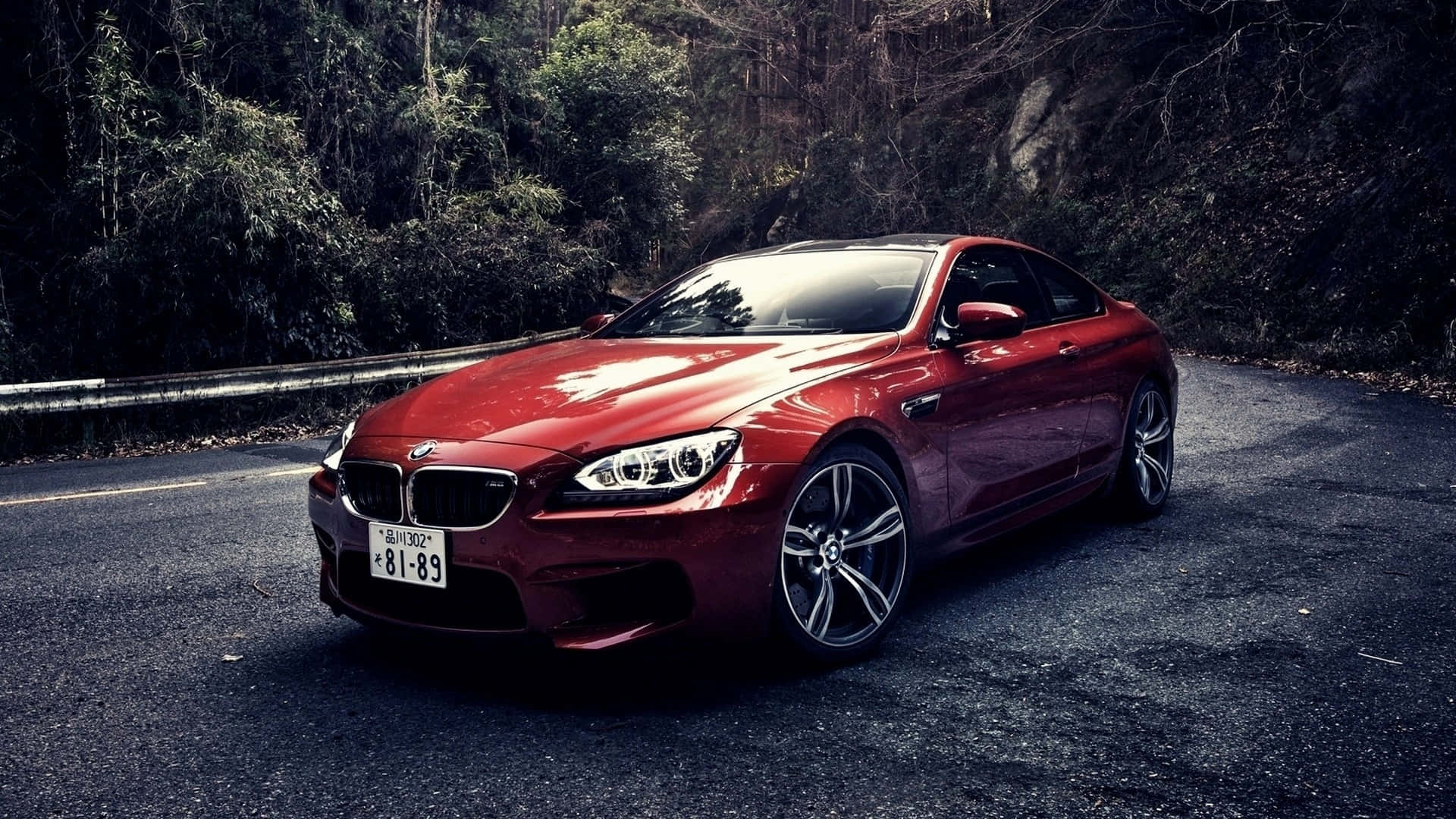 BMW Φόντο Δρόμος Ανάμεσα σε Δάσος Ταπετσαρία