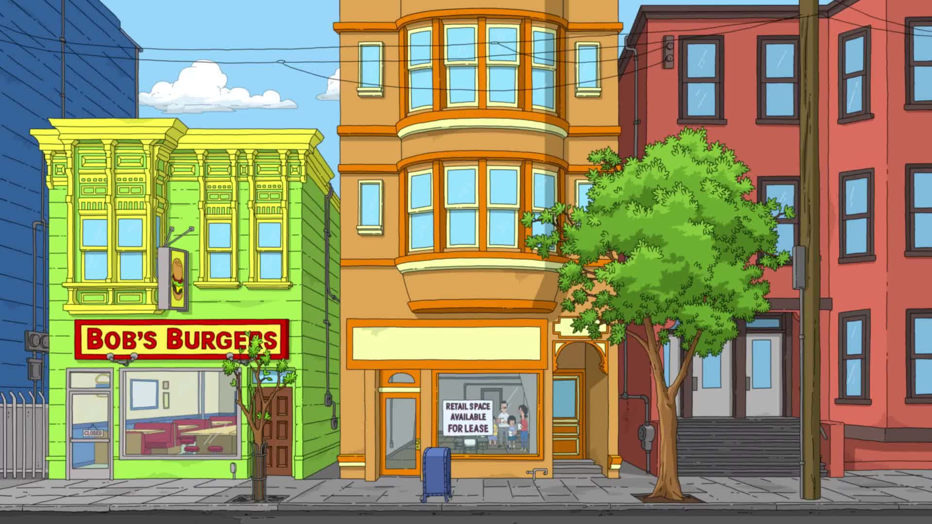 Φόντο Bob's Burgers δίπλα στο Store Next Door Ταπετσαρία