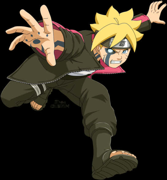 Boruto Uzumaki Στάση Νίντζα Ταπετσαρία