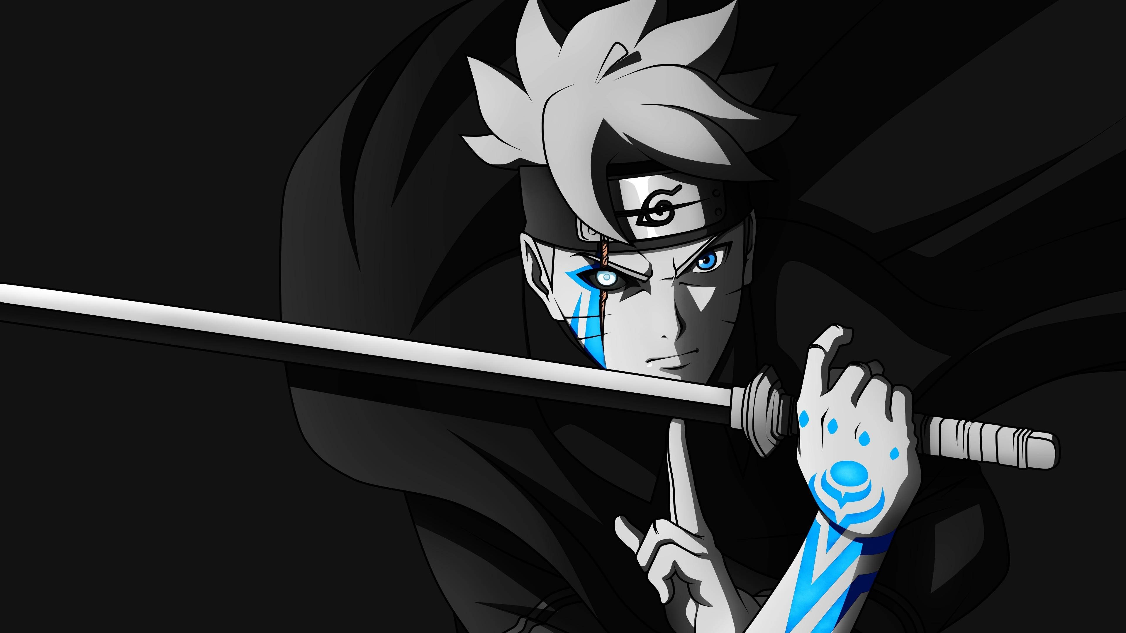 Boruto Μαύρο Anime Ταπετσαρία