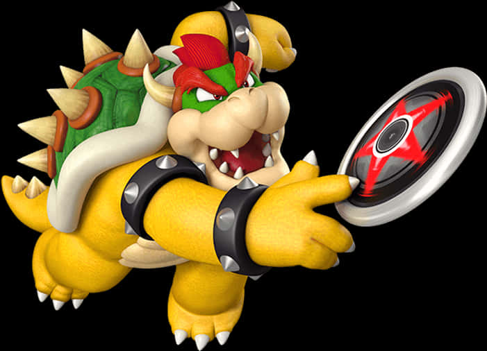 Bowser με Αγκαθωτά Βραχιόλια Ταπετσαρία