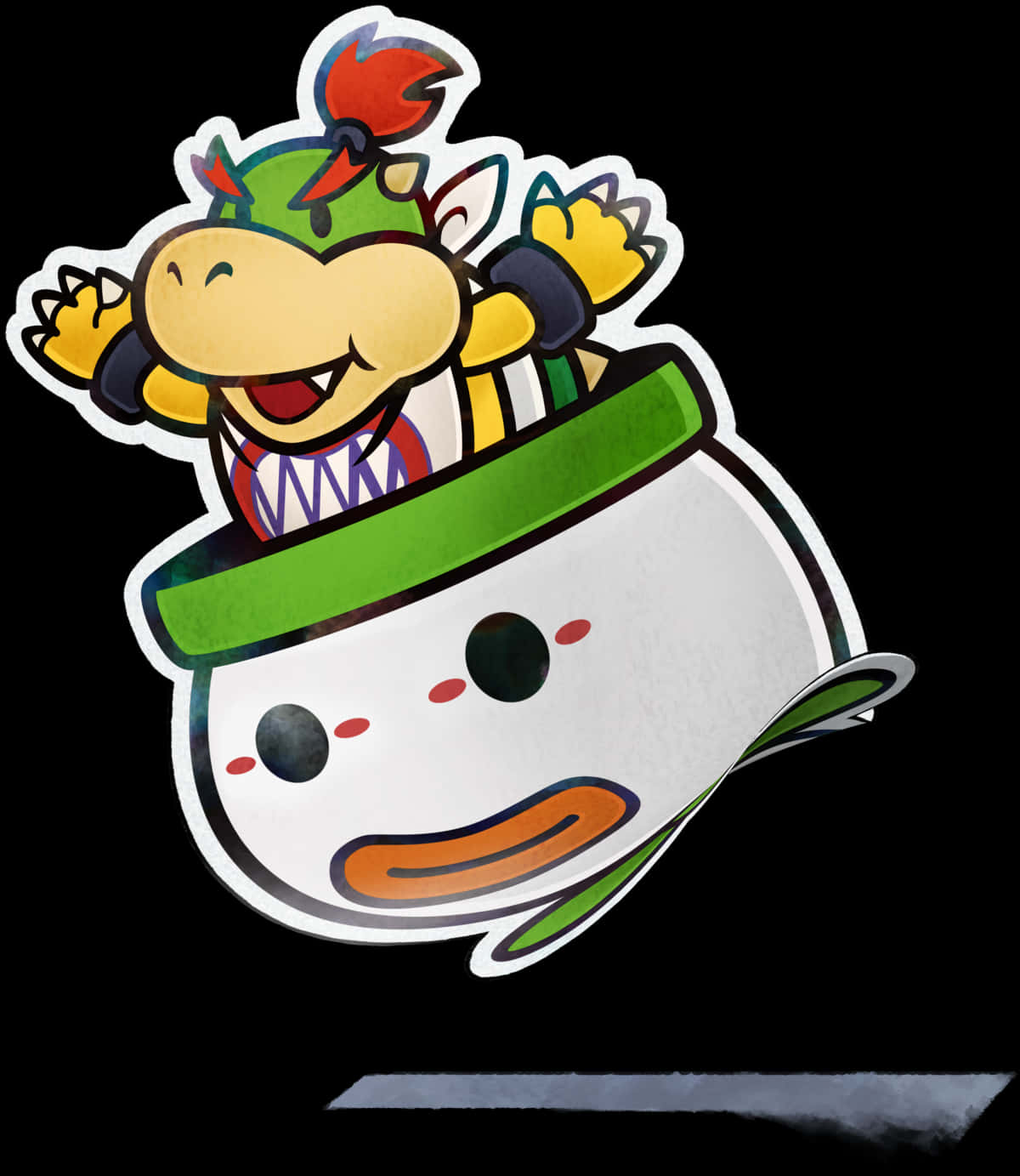 Αυτοκόλλητο Bowser Jr. στο Koopa Clown Copter Ταπετσαρία