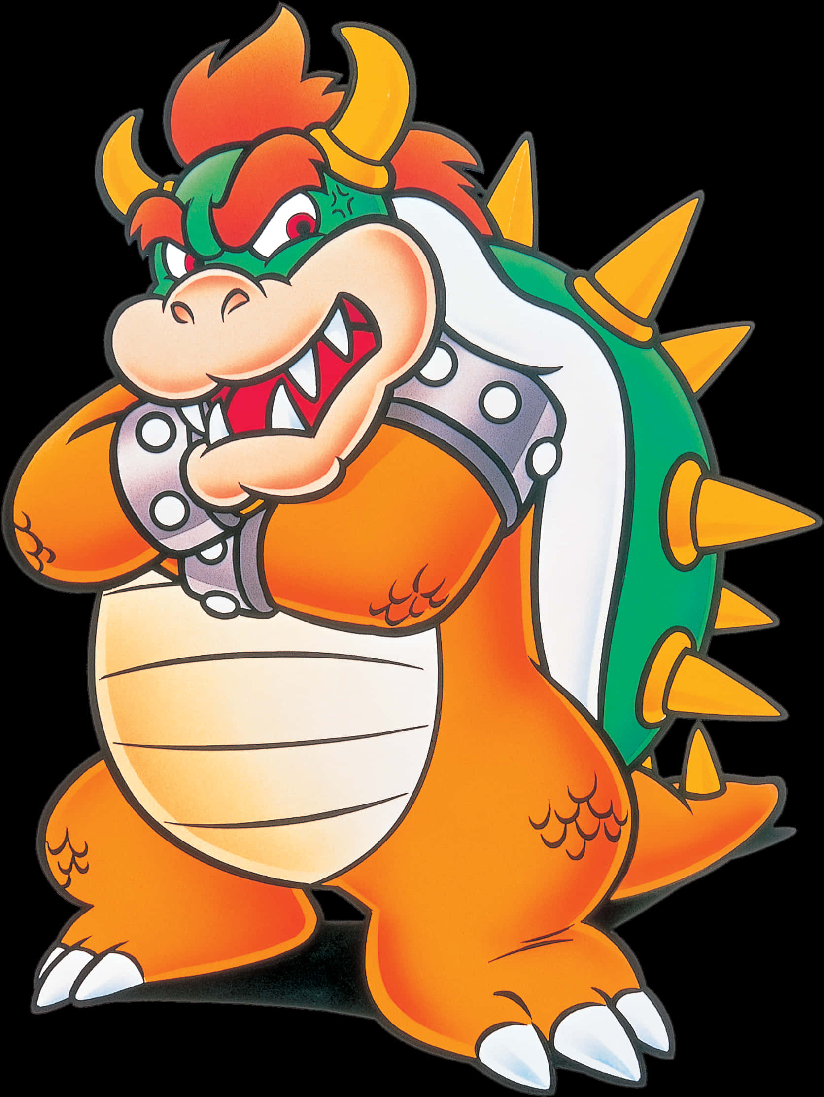 Καλλιτεχνική απεικόνιση του Bowser που χαμογελά Ταπετσαρία