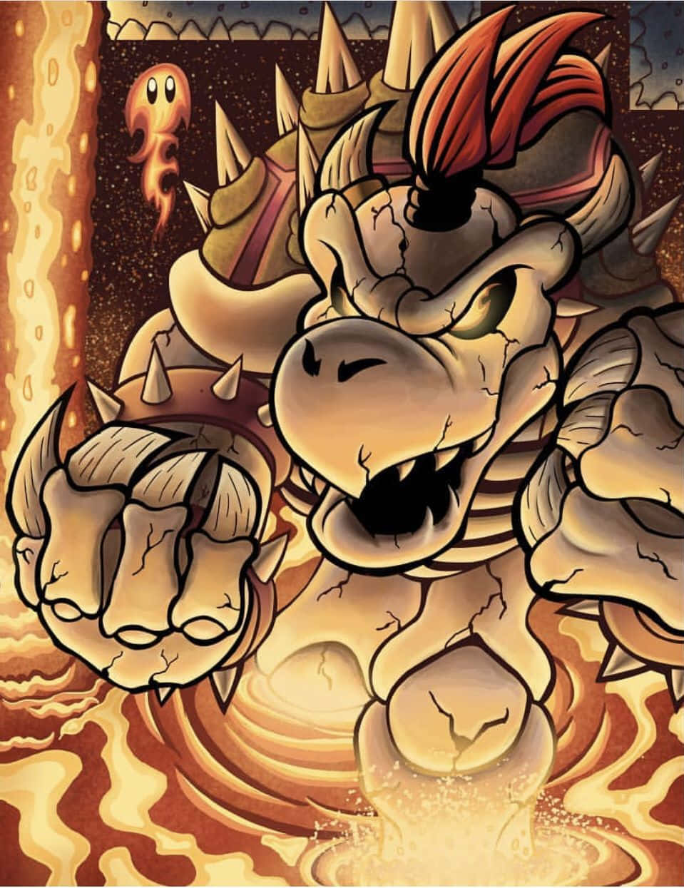 Bowser - Ο Τρομερός Εχθρός του Mario Ταπετσαρία