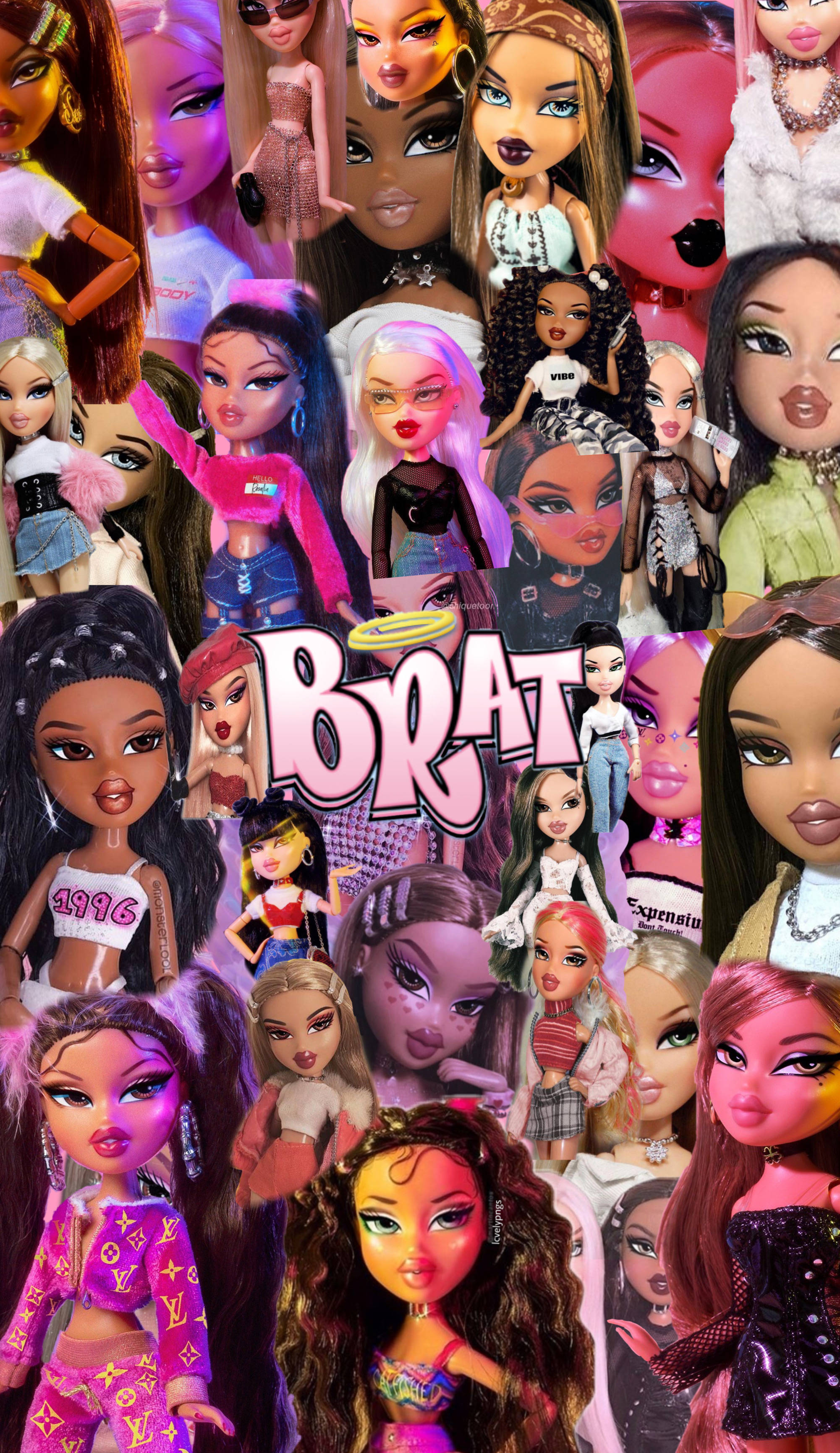 Bratz Αισθητική Μόδας Κούκλες Ταπετσαρία